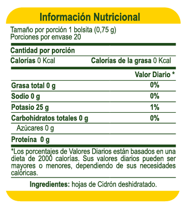 1021-2 🌿 Aromática Hierbabuena MiDía CX20 Bolsitas 20g