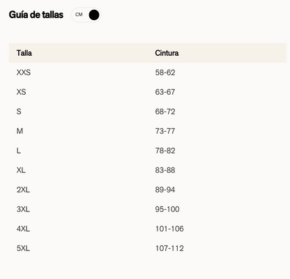 Faja cinturilla de control moderado con bandas anatómicas - E15792