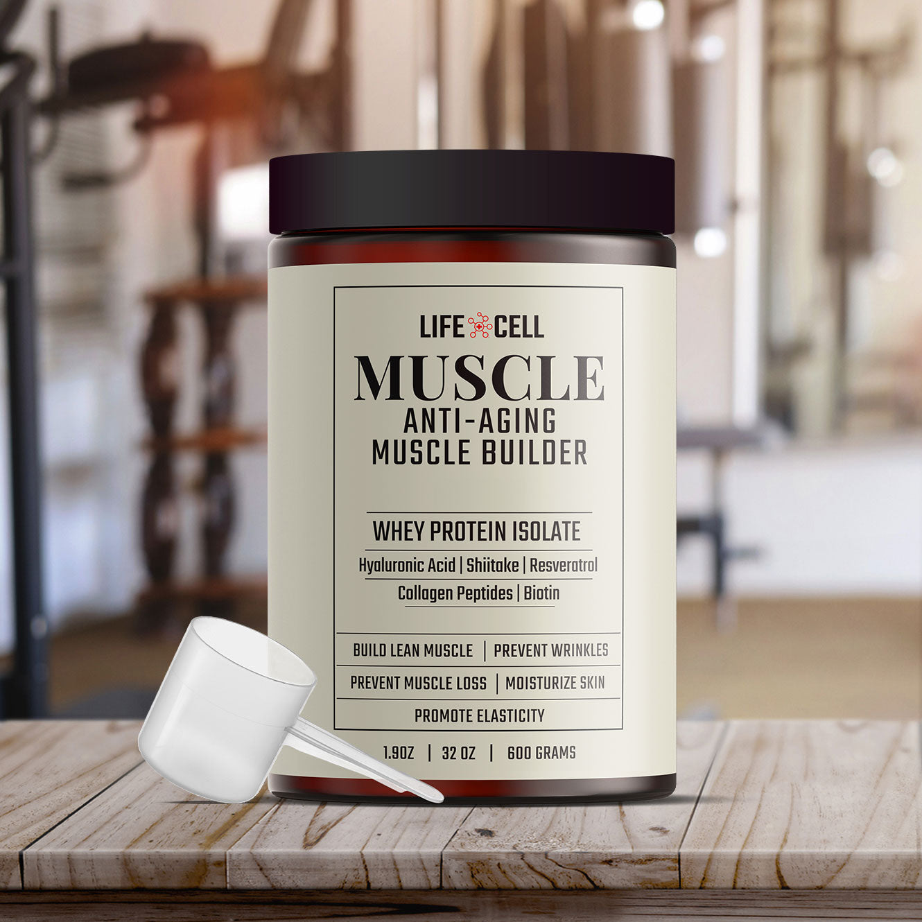 LifeCell Muscle  Builder  - Proteína antienvejecimiento para el desarrollo muscular - LC4