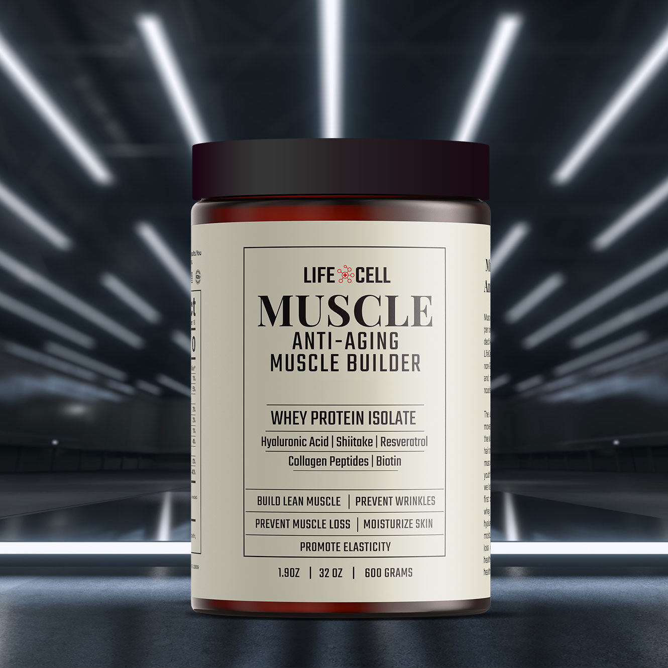 LifeCell Muscle  Builder  - Proteína antienvejecimiento para el desarrollo muscular - LC4