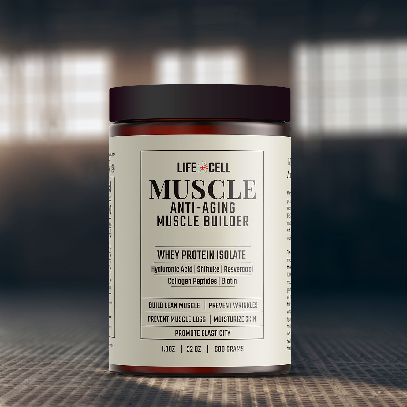 LifeCell Muscle  Builder  - Proteína antienvejecimiento para el desarrollo muscular - LC4
