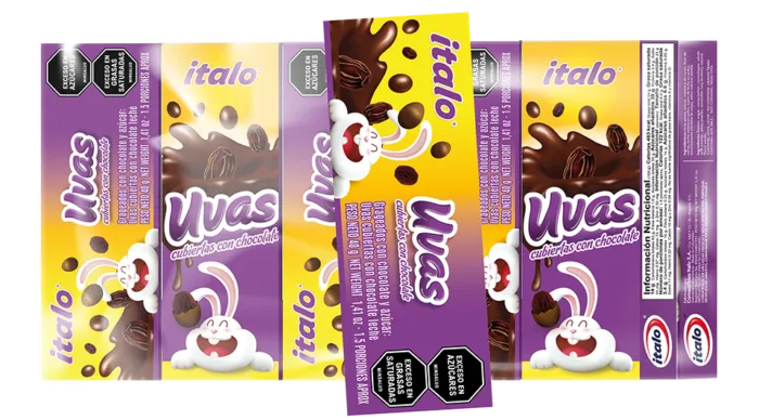 101205 🍇🍫 Uvas Cubiertas con Chocolate Italo