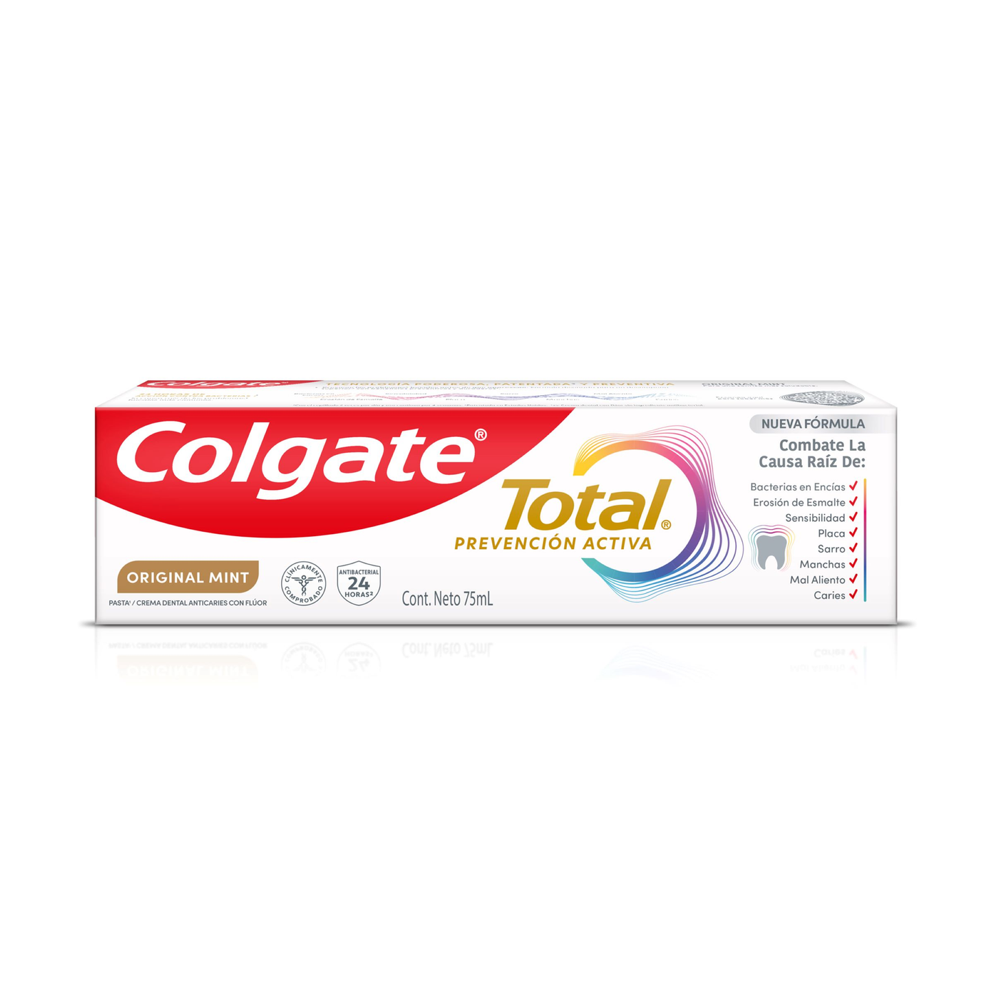 1227 🦷🌿 CREMA DENTAL COLGATE TOTAL PREVENCIÓN ACTIVA ORIGINAL MINT