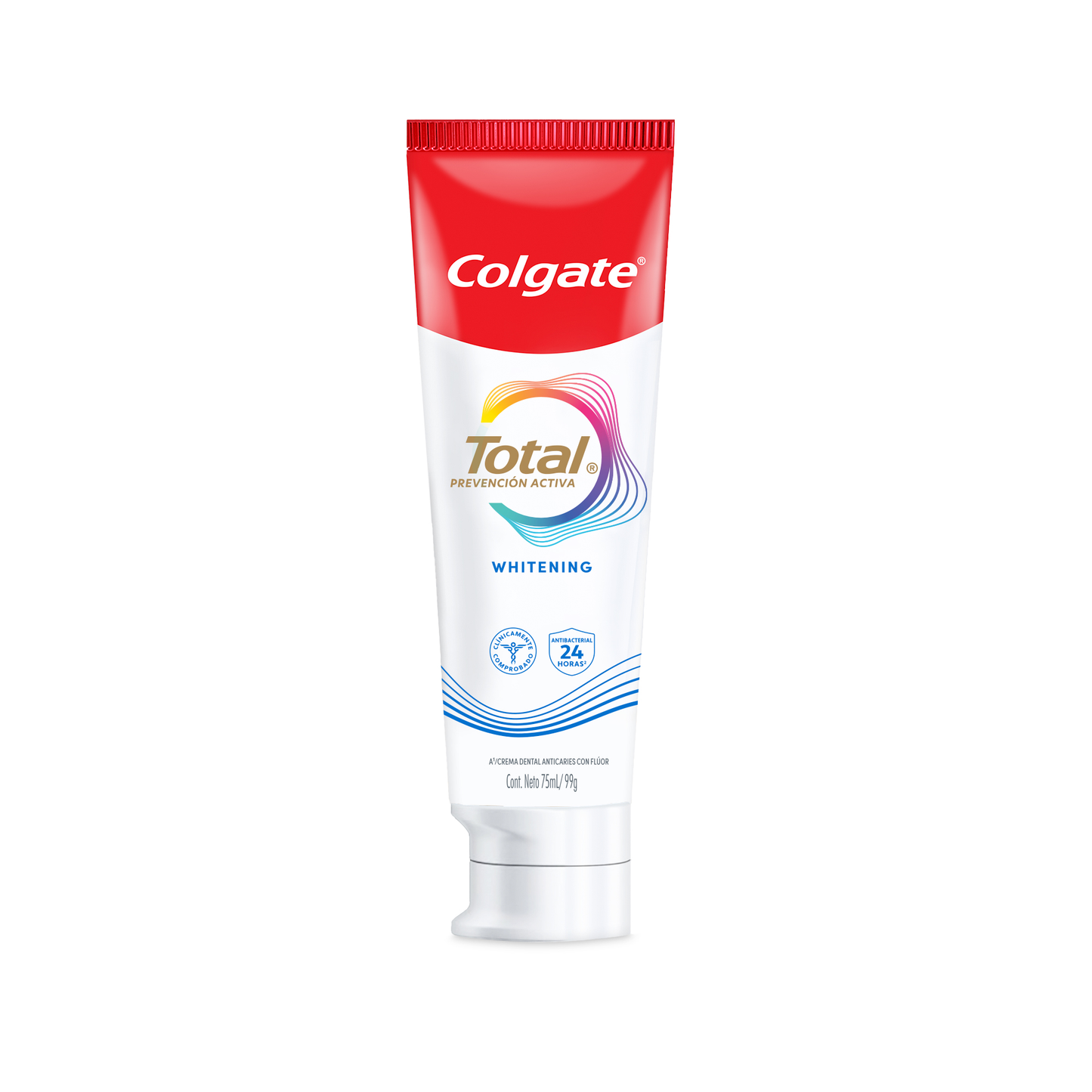 1226 😁✨ CREMA DENTAL COLGATE TOTAL PREVENCIÓN ACTIVA BLANQUEADORA -  Whitening x 75 ml DS