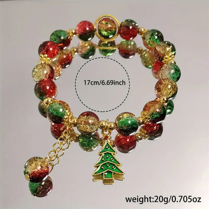 🎄 Pulsera Navideña Elegante “Magia de Navidad” — Lleva la alegría en tu muñeca - TQN6845942