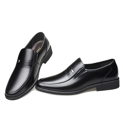 Mens Dress Shoes Fashion Pointed Toe Men'S Business Casual Shoes Brown Black Leather Oxfords Shoes Zapatos De Hombre