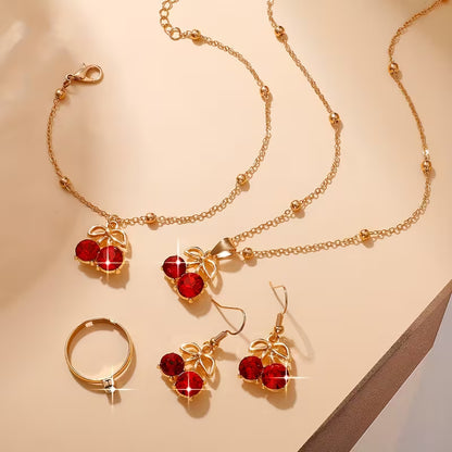5154 🍒 Set de Joyas Cereza Chic - T17-01