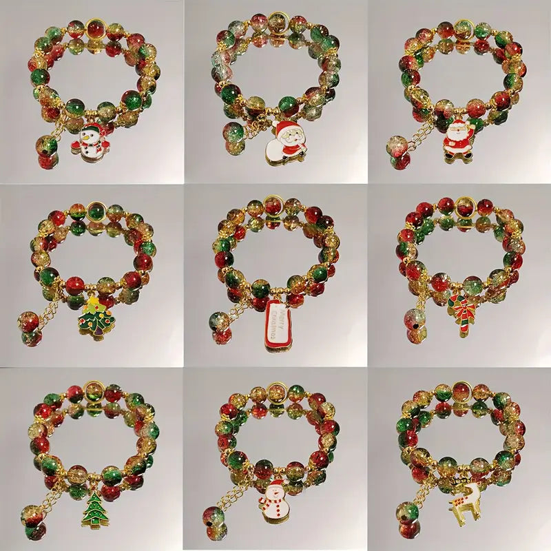 🎄 Pulsera Navideña Elegante “Magia de Navidad” — Lleva la alegría en tu muñeca - TQN6845942