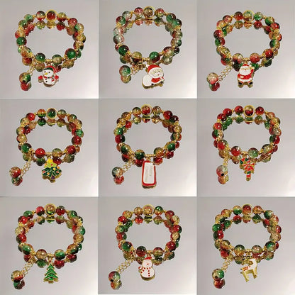 🎄 Pulsera Navideña Elegante “Magia de Navidad” — Lleva la alegría en tu muñeca - TQN6845942