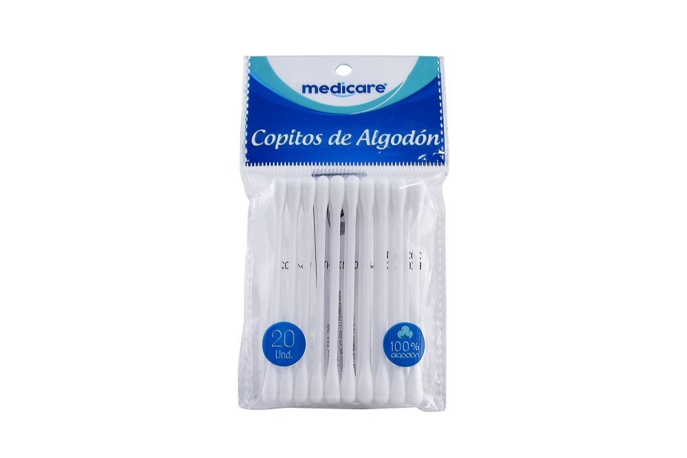 1102-1 🌿 Copitos de Algodón Medicare Biodegradables