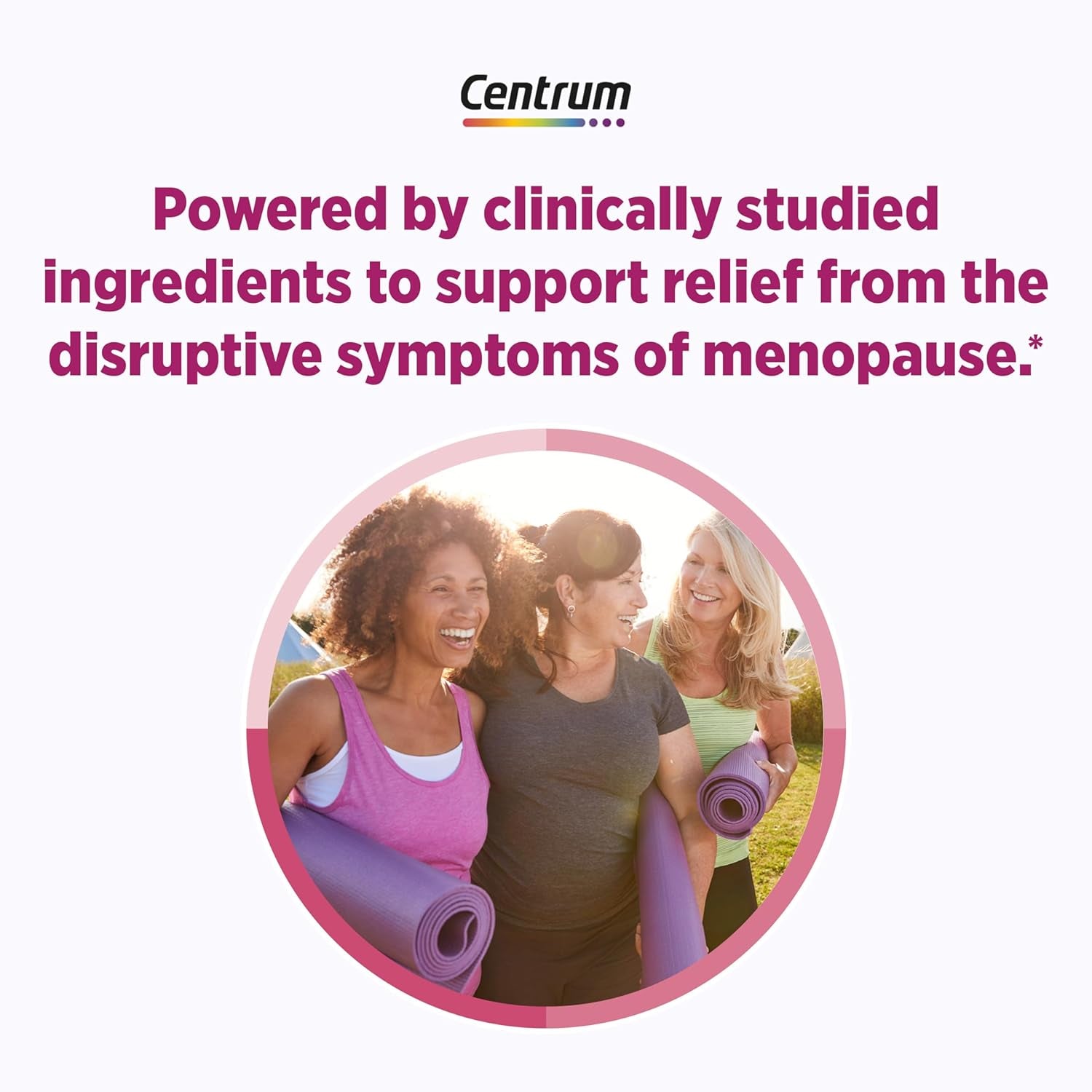Complete Multivitamin Supplement + Hot Flash Support Menopause Support Tablets, with Clinically Studied Genivida, 30 Count