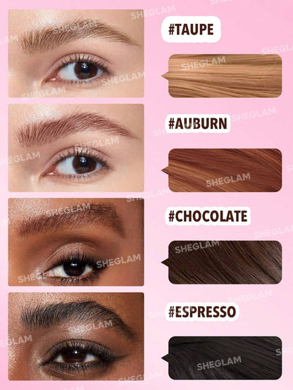 SHEGLAM Brow-Fection Angled Brush & Dip-Auburn Hair-Like Strokes Liquid Eyeborw Eyeborw Gel Pen Easy to Color Long Lasting Quick Drying Natural Shaping Outlining Filling Eyebrow Makeup Easter Mother'S Day Graduation Birthday Holiday Winter Y2K Fancy Fashion Makeup Cosmetic Party Beach Travel Camping Outdoors School Campus Trip Festivals Decor Gift Present Rose Girl Cosplay Best Color Charm Vibe