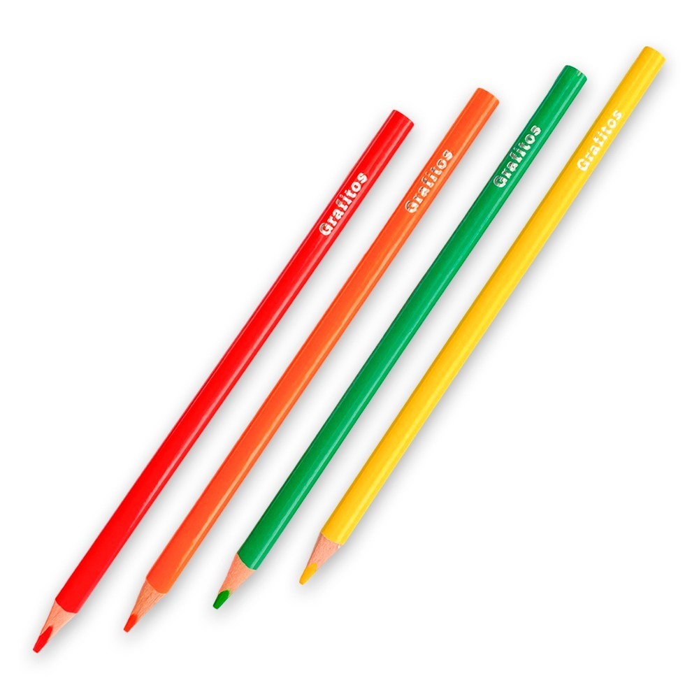 13313 ✏️ COLORES GRAFITOS SU-016 – LARGOS UNIPUNTA TRIANGULAR x12