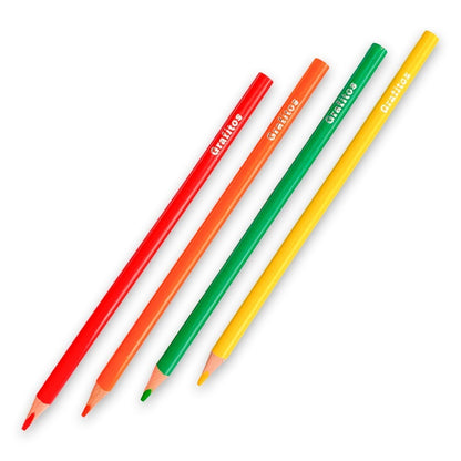 13313 ✏️ COLORES GRAFITOS SU-016 – LARGOS UNIPUNTA TRIANGULAR x12
