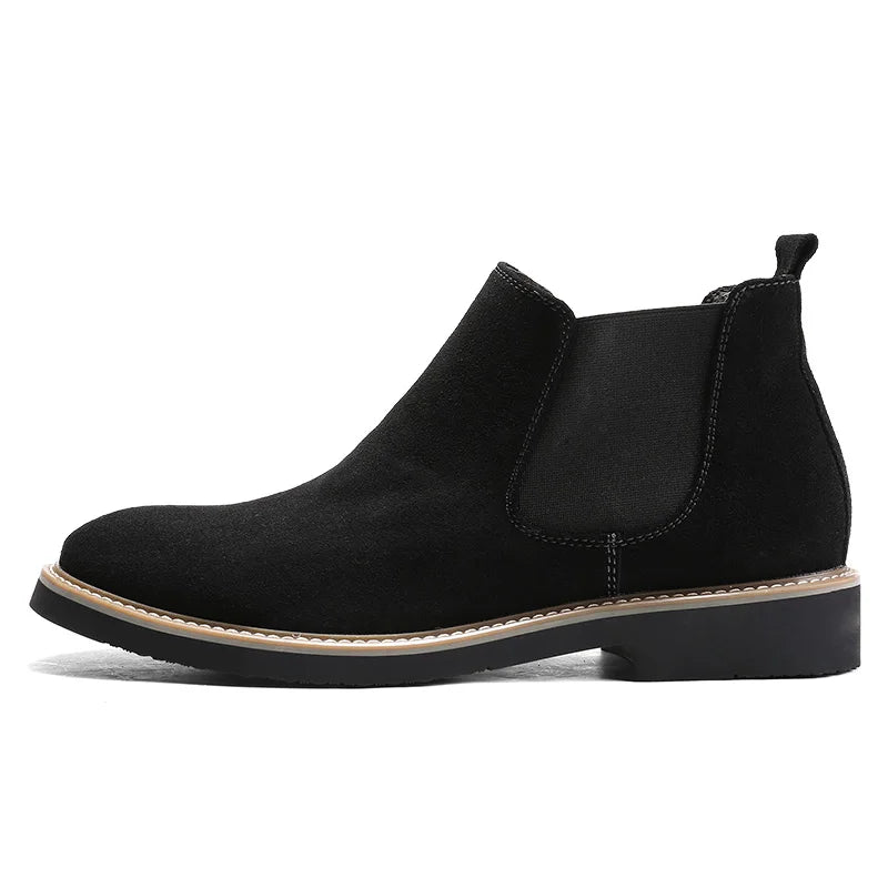 2022 New Men Boots High Quality Suede Leather Chelsea Boots Men Autumn Boots for Men Botas Zapatos De Hombre Chaussure Homme