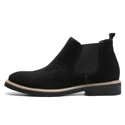 2022 New Men Boots High Quality Suede Leather Chelsea Boots Men Autumn Boots for Men Botas Zapatos De Hombre Chaussure Homme