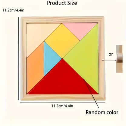 1391-1 🧩 Tangram Chino – Juego Educativo de 7 Piezas (360 Retos)