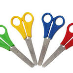 1382 ✂️🎒 Tijera Escolar Métrica 5 Punta Roma