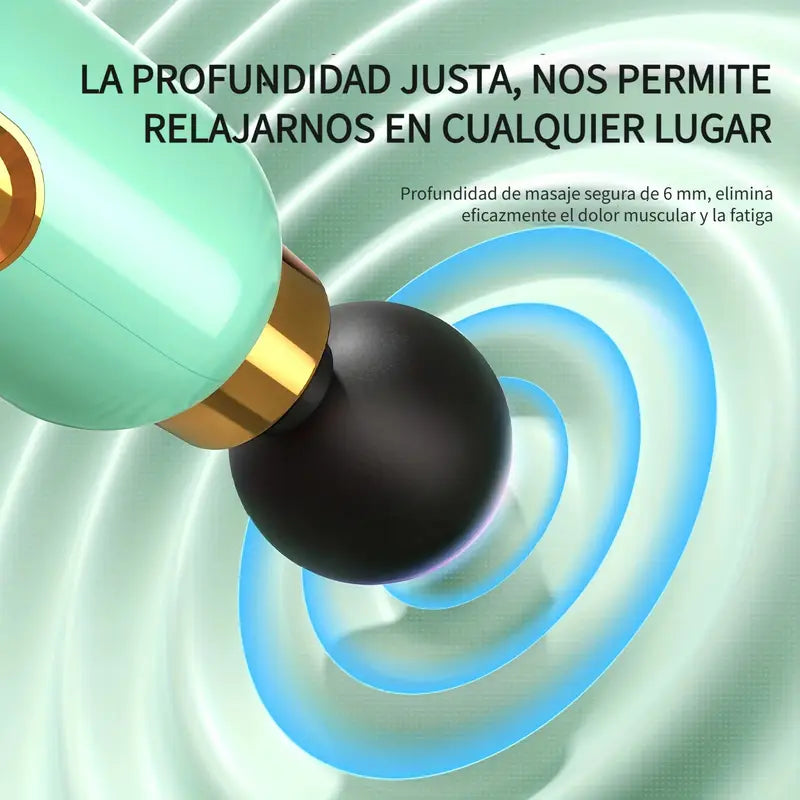 Mini Pistola de Masaje - Portátil y Silenciosa - TJN14977
