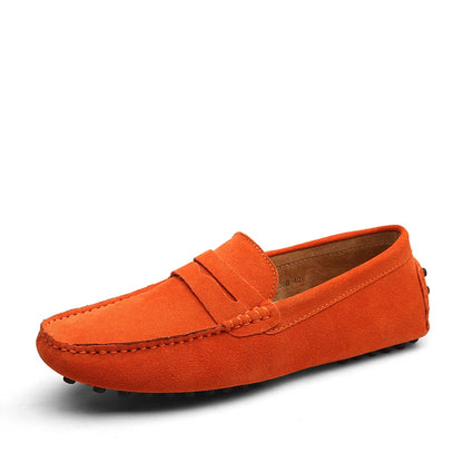 Men High Quality Leather Loafers Men Casual Shoes Moccasins Slip on Men'S Flats Fashion Men Shoes Male Driving Shoes Size 38-49