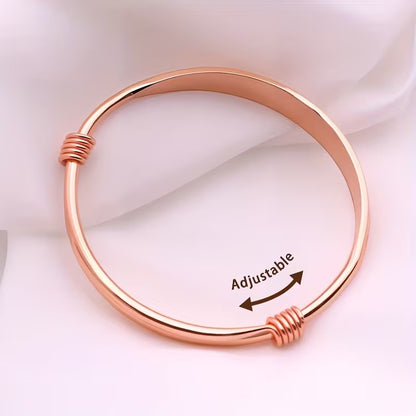 5142 🌸 Pulsera Elegante Bohemia de Cobre Morado - T17-02