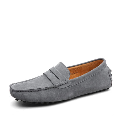 Men High Quality Leather Loafers Men Casual Shoes Moccasins Slip on Men'S Flats Fashion Men Shoes Male Driving Shoes Size 38-49