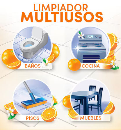 1195 🍊🧴 Fabuloso Energía Naranja