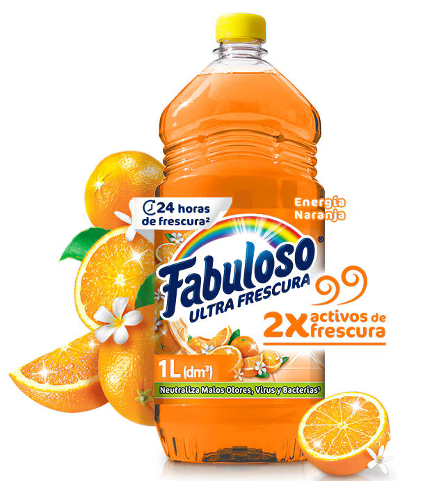 1195 🍊🧴 Fabuloso Energía Naranja