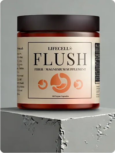 LifeCell Flush for Women - Suplemento de Fibra / Magnesio -  LC3