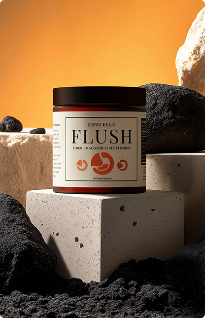 LifeCell Flush for Men - Suplemento de Fibra / Magnesio - LC2