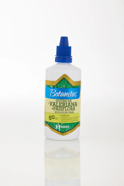 8112 🌙 Gotas de Valeriana + Pasiflora – Botanitas (Medick) 60 ml