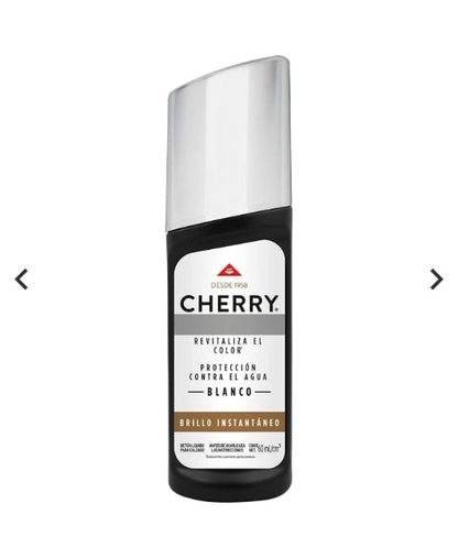 13141-2 👟✨ Cherry Betún Líquido Blanco 60 ml