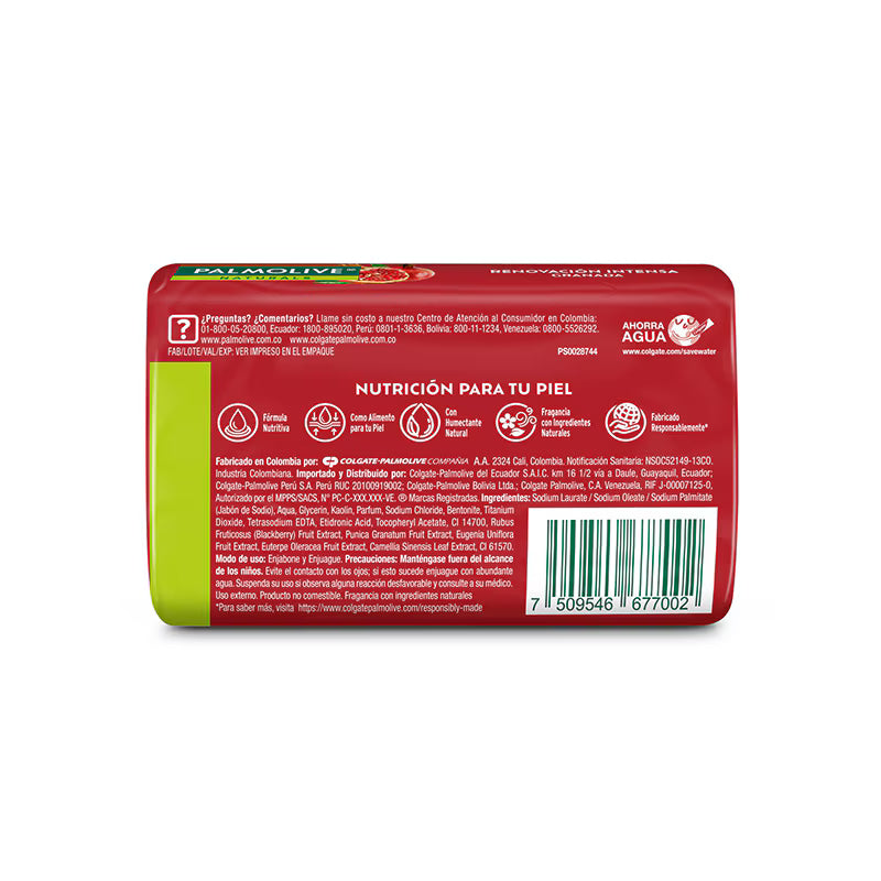 13110 ❤️ Jabón en Barra Palmolive Naturals® Intensa Renovación Granada 110 g