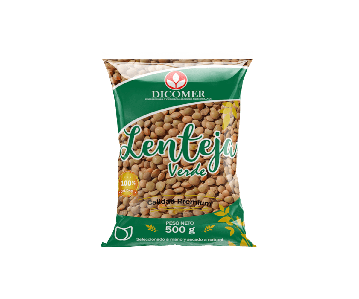 10158-2 🥣 Lenteja Verde Dicomer 500g