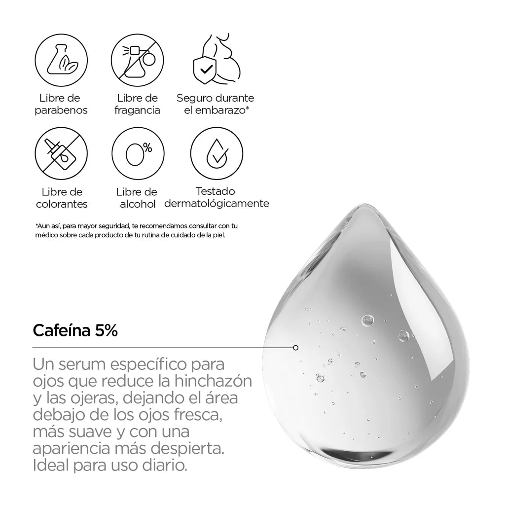 2311 👁️✨ SOLO Sérum Contorno de Ojos con Cafeína 5%  REVOX (30 ml) - PB4-0026