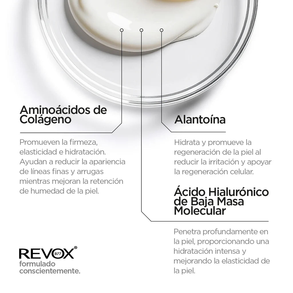 2322 💧✨ SOLO Aminoácidos de Colágeno + Ácido Hialurónico REVOX B77 (30 ml) - PB4-0025