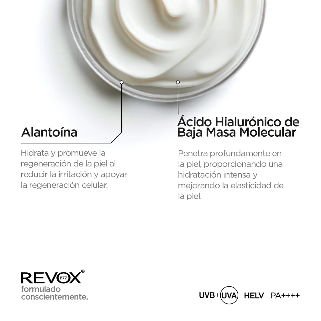 2485 ☀️ PROTECTOR SOLAR DIARIO REVOX SPF50+ ÁCIDO HIALURÓNICO 30ML ☀️- PB4-0027