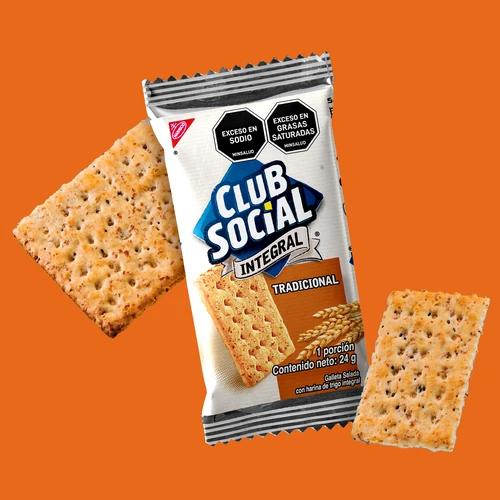 101225 🍪 Galletas Club Social Integral Tradicional x 24g x 9 Unidades 🌾