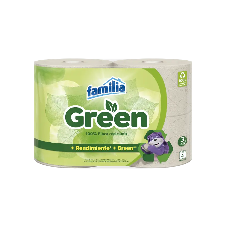 11511  Papel Higiénico Familia Green