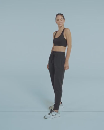 Jogger deportivo de silueta amplia con bolsillos - 195532