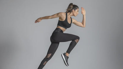 Legging de control con mallas transpirables en piernas - 195509