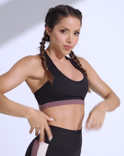Legging deportivo con cortes en contraste Leonisa Active by Silvy Araujo - 195622
