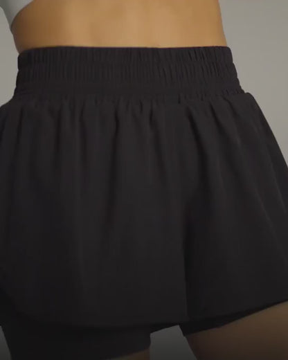 Short deportivo con short ajustado interno - 195603