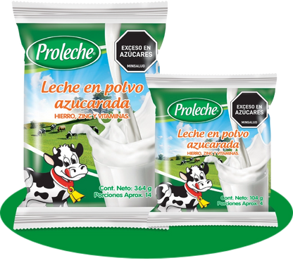 10171-1 🥛 Leche en Polvo Azucarada Proleche con Hierro, Zinc y Vitaminas