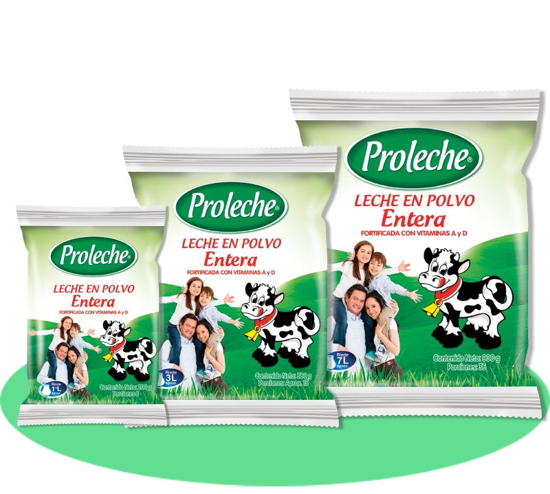 101721 🥛 Leche en Polvo Entera Proleche Fortificada con Vitaminas A y D