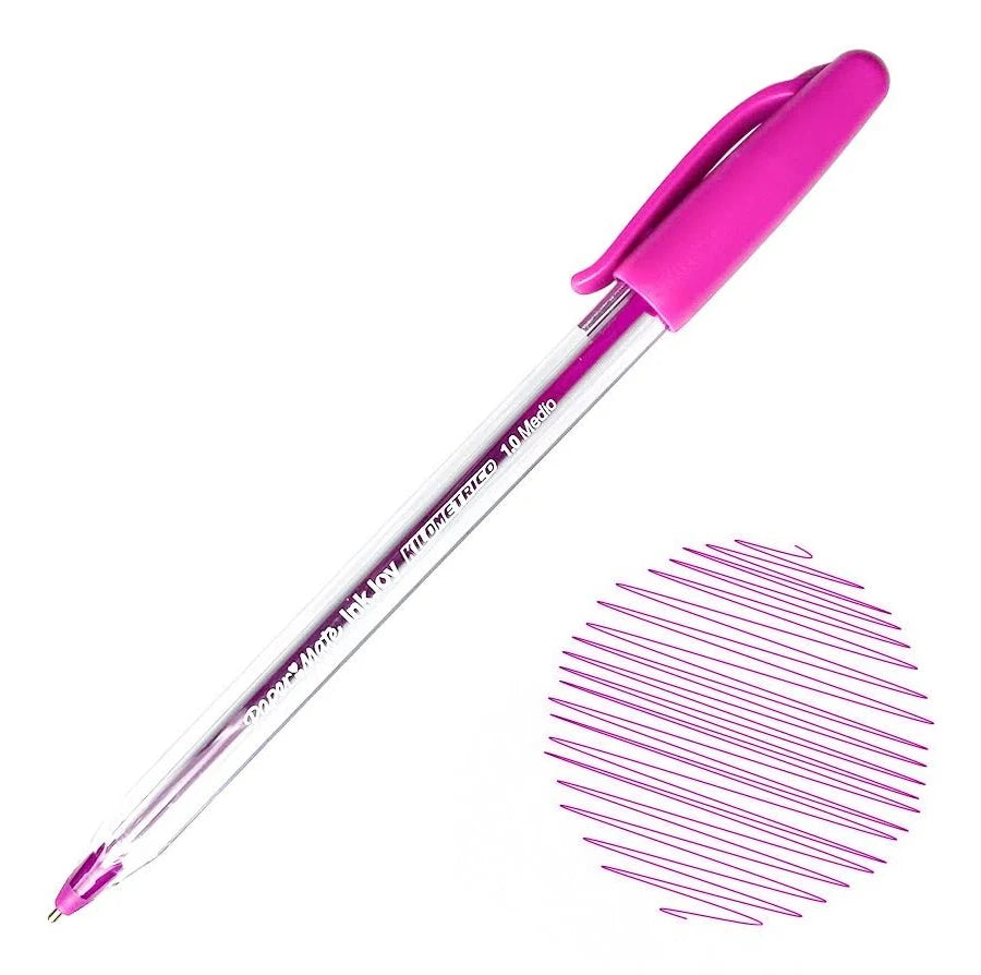 133314💖🖊️ Bolígrafo Kilométrico 100 ST Fucsia - D6503007