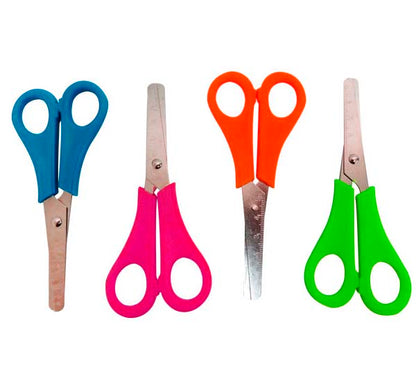 1382 ✂️🎒 Tijera Escolar Métrica 5 Punta Roma