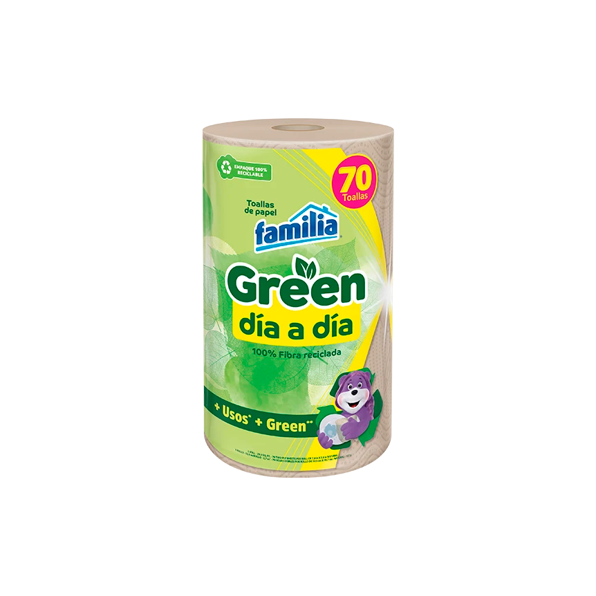 11391  Toalla de Cocina Familia Green