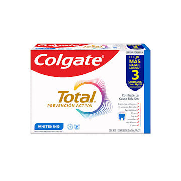 1226 😁✨ CREMA DENTAL COLGATE TOTAL PREVENCIÓN ACTIVA BLANQUEADORA -  Whitening x 75 ml DS