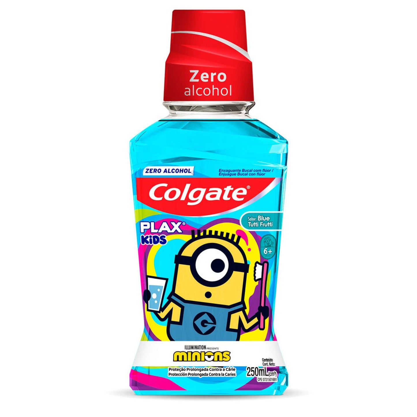 1201-1 🦷✨ Enjuague Bucal Niños Colgate Plax Kids Minions 250ml